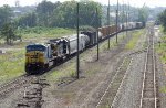 CSX 7672 with the local from Waycross